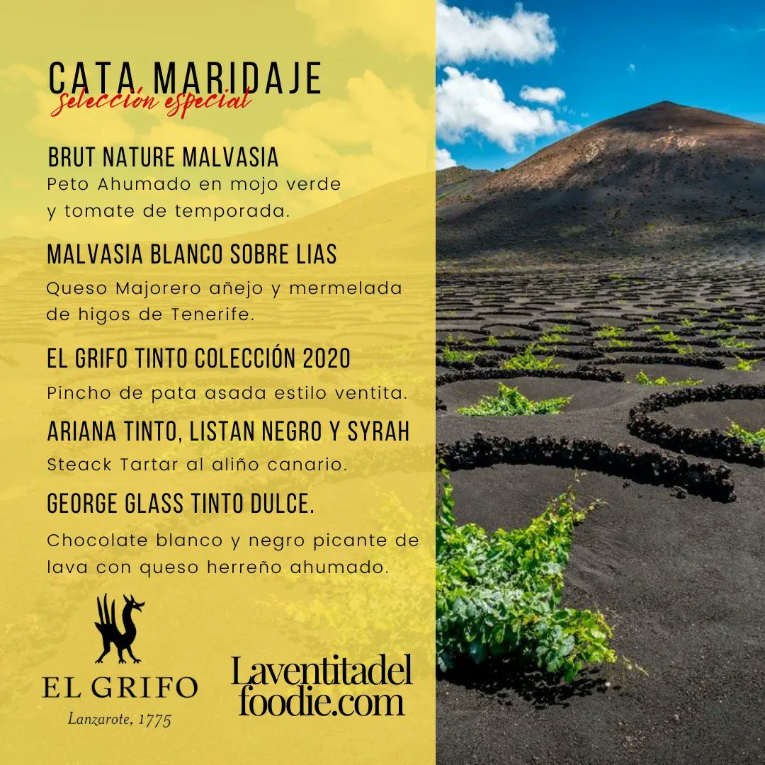 laventitafoodie's tweet photo. Buena selección de vinos de #Bodegas El Grifo y buena combinación de tapas para degustar canarias con vinos volcánicos. Información y reservas: info@laventitadelfoodie.com https://t.co/UH3gcBSotz