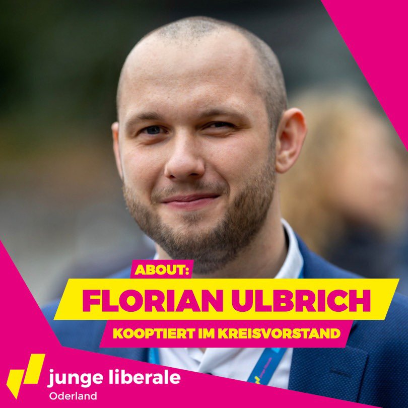 JulisOderland's tweet photo. Heute stellen wir euch die kooptierten Mitglieder des Kreisvorstandes vor. 
Wir haben vier kooptierte Mitglieder: Fabian Jahoda, Sebastian Löser, Florian Ulbrich und Laura Jasmin Iden. Alle sind Mitglieder des Landesvorstandes der JuLis Brandenburg. https://t.co/JIuFWk3492