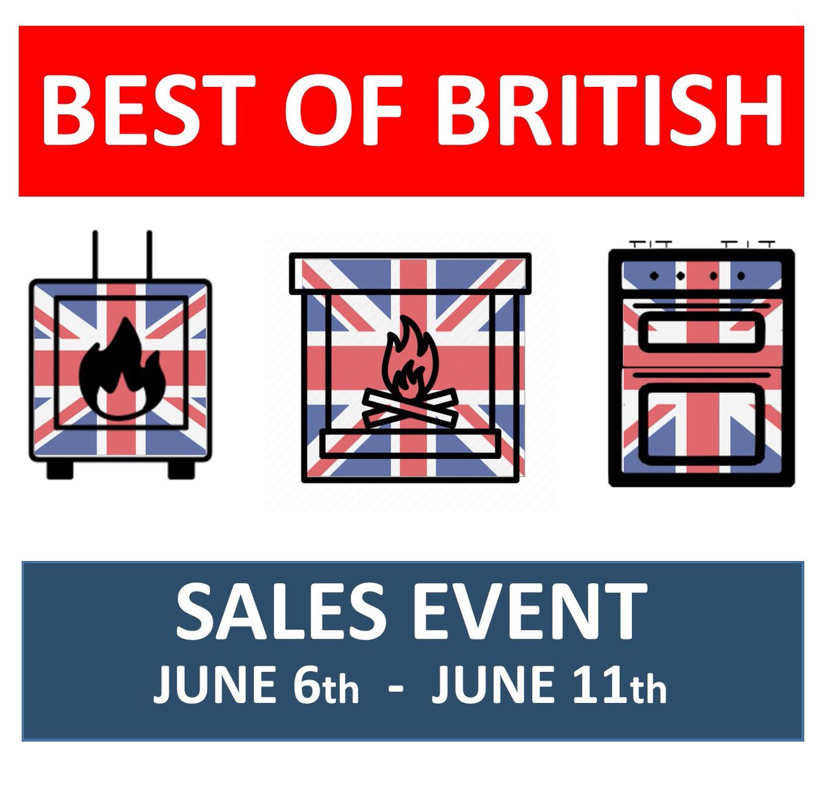 Celebrate the Platinum Jubilee with our 'Best of British' Event between 6th - 11th June. SAVE up to £200* on wood burning stoves even more than our usual unbeatable prices! Don't miss our event and support British Manufacturers! Visit our website for more info