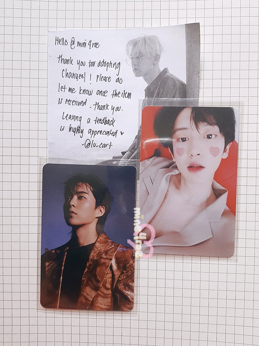 ꒰  <a href="/lu_cart/">chiiiiiiiiii</a> #lu_cartproofs ꒱

thank you so much po for the smooth and fast transaction, nakauwi sila minseok and yeol safely!! 

    ✧˖° #umuwi4roe