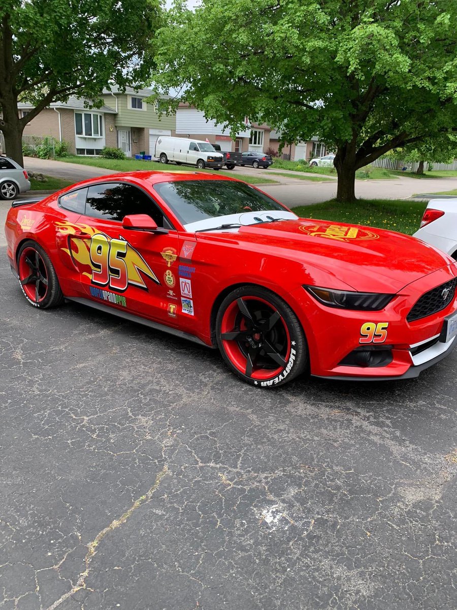 TorqueAmerican's tweet photo. Lightning McQueen 🤩 modern Mustang 👀😃👍❤️
We love 💕 this.  What a wonderful thing to do!!! 
#torqueamerican 
#lightningmcqueen 
#mustang
#fordmustang 
#modernmuscle 
#modernmustang 
#lightningmcqueenmustang
#musclecars 
#musclecar https://t.co/ucmCDP4Rq4