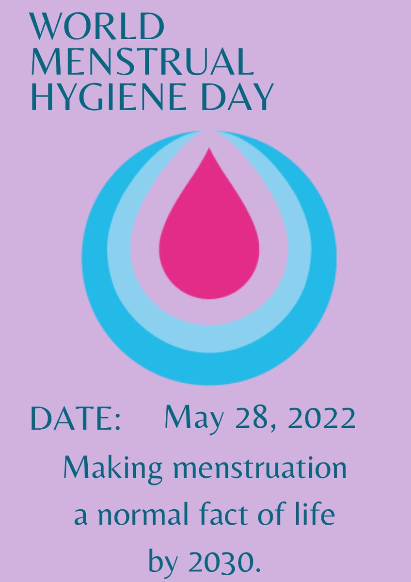 Making menstruation a normal fact of life by the year 2030.
#apackamonth
#eradicatetransactionalsex
#endperiodpoverty
#MHD2022
