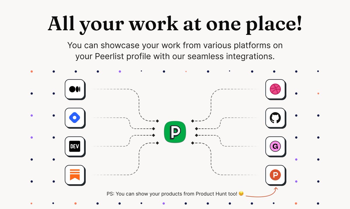 Super excited to finally see <a href="/PeerlistHQ/">Peerlist</a> launching on <a href="/producthunt/">Product Hunt 😸</a>! 🚀
With such an amazing product and even amazing team, I'm looking forward to their immense growth 🔥

👇Do support their PH launch 👇
producthunt.com/posts/peerlist

Congratulations to <a href="/designerdada/">Akash wants you to check AutoSend.com thats why he</a> and <a href="/hey_yogini/">Yogini Bende</a> 🤩