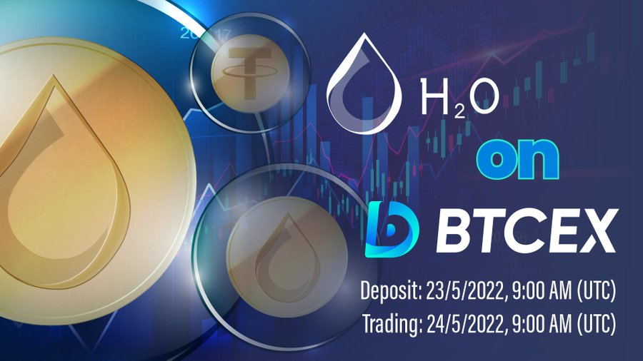BTCEX_VN's tweet photo. 🦋#H2ODAO New #Listing🦋

✨$H2O sẽ được ra mắt trên  @BTCEX_exchange✨

Cặp giao dịch: H2O/USDT
Nạp: 16:00 ngày 23/5/2022 (UTC+7)
Giao dịch: 16:00 ngày 24/5/2022 (UTC+7)

Thông tin chi tiết👇
https://t.co/lMPGlhZg9s

#BTCEX #H2O #DAO https://t.co/hiGPVNzqJt