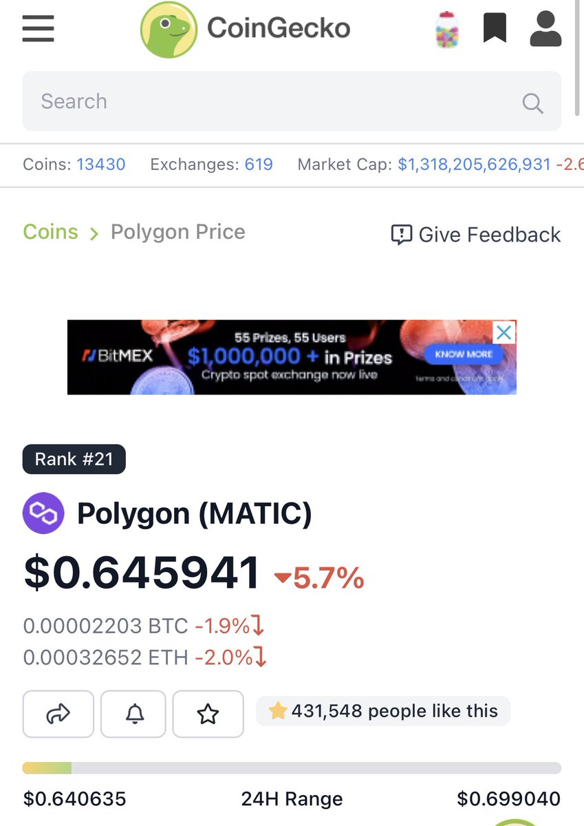 DCLBlogger's tweet photo. Facebook and eBay launch NFTs on Polygon and there’s literally zero movement on token price.

Market is weird af right now. https://t.co/v4zObvA9I2