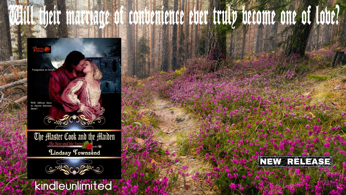 lindsayromantic's tweet image. The Master Cook and the Maiden by Lindsay Townsend amazon.com/dp/B088RJNYJ4/… via @amazon #MedievalHistoricalRomance #FREEREAD KindleUnlimited 
Revenge or Love? Which will Alfwen choose?