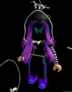 MysticalDrops's tweet photo. @DJNinjaRoblox Purple, Black, Hood, Butterfly, No face, Moon, Cool???? https://t.co/yeostjYoxN