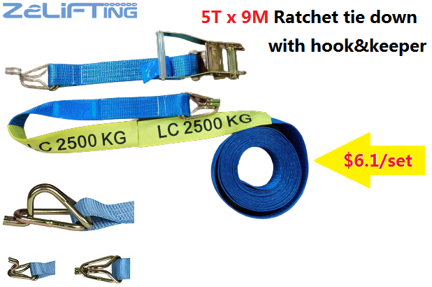 #BigPromotion!
5T x 9M #Ratchettiedown with hook&amp;keeper. #AS #NZS #Transportation #Ratchet #Australia 
For more details, please contact me directly
E-mail: sales3@z2lifting.com
WhatsApp:+8618258038299