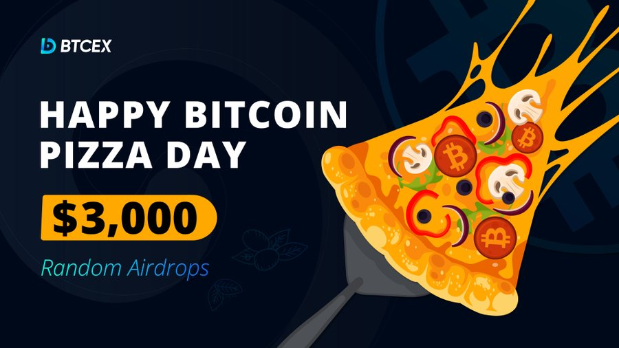 BTCEX_VN's tweet photo. 🍕Mừng #BitcoinPizzaDay cùng với #BTCEX! 
☑️ RT &amp; Theo dõi 
@BTCEX_exchange
☑️ Tham gia https://t.co/z2uoNqI9me
☑️ Điền: https://t.co/Hy65WDSWt6

🎁 Tổng cộng 3.000 $USDT sẽ được chia theo số ngẫu nhiên (≥ $10)trước ngày 31/5 trên cơ sở ai đến trước phục vụ trước https://t.co/xihgpjqgmE