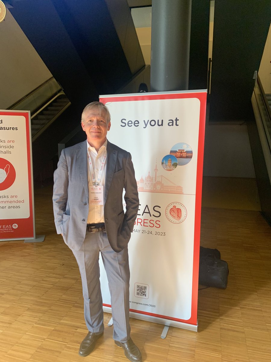 SABOURETCardio's tweet photo. Ready for day3 at #EASCongress2022 with all #EASAmbassadors friends and experts. Already reached 5000 steps at 9am walking with the great @DrPenson ☀️ https://t.co/42jgoGcWzQ