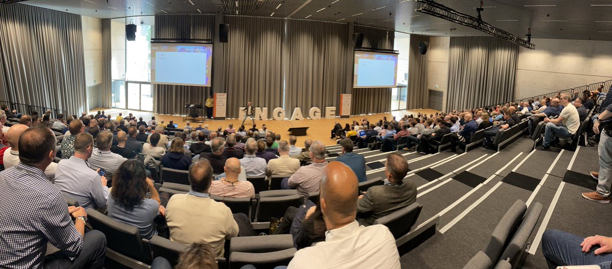 Theo Heselmans kicks off #engageug #hcldomino #hcldominoforever
