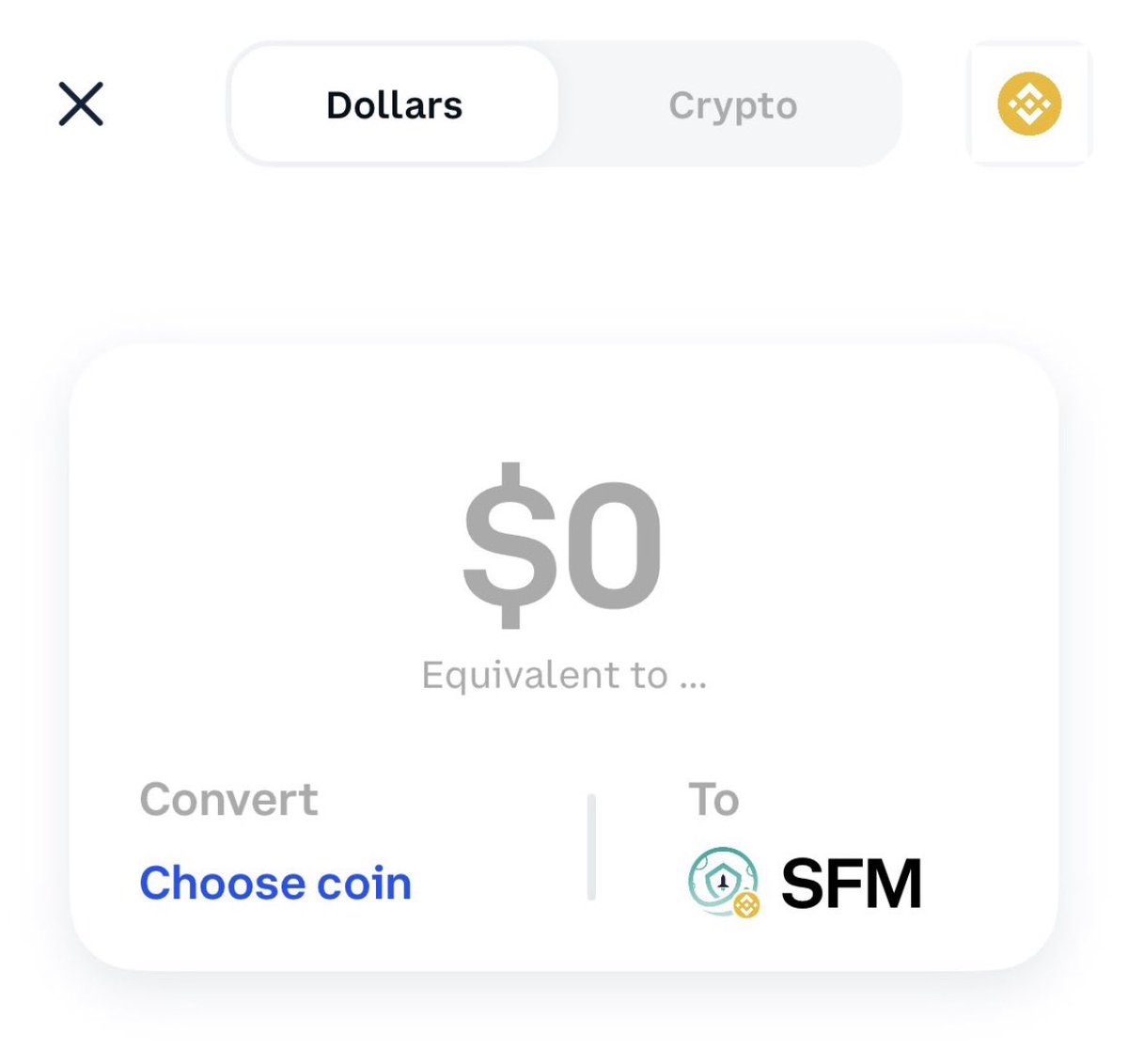 #Coinbase WALLET HAS  ADDED SUPPORT TO SWAP #BNBChain  TOKENS. 

YOU CAN NOW CONVERT COINS  <a href="/CoinbaseWallet/">Drew Coffman</a> to <a href="/safemoon/">SafeMoon</a> 

THEY NOW SUPPORT BNB CHAIN!