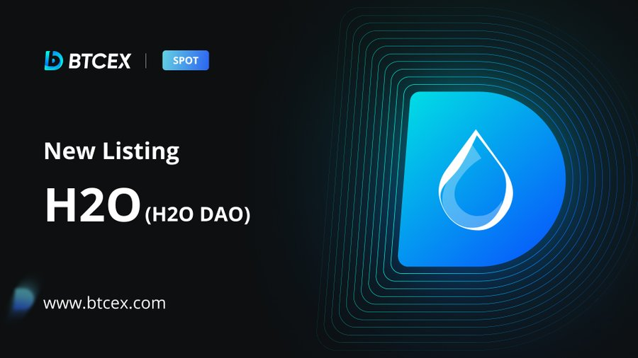 BTCEX_VN's tweet photo. BTCEX sẽ ra mắt giao dịch giao ngay $H2O (H2O DAO) 
@H2O_Homes

Cặp giao dịch: H2O/USDT
Nạp: 16:00 ngày 23/5/2022 (UTC+7)
Giao dịch: 16:00 ngày 24/5/2022 (UTC+7)

Thông tin chi tiết 👉 https://t.co/lMPGlhZg9s

#BTCEX #H2ODAO #DAO https://t.co/HWbrMoumPf