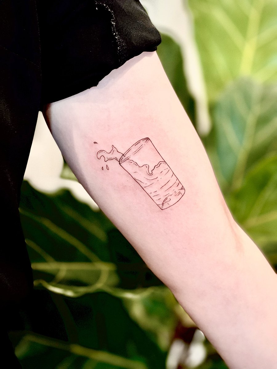 katemanlik's tweet photo. Find yourself a collaborator who’ll get matching obscure reading group tattoos with you (I love these!!) 🥛 @EFJacko https://t.co/Mun94CnZ5B