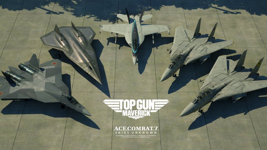 エースコンバット と トップガン マーヴェリック が夢のコラボ マーヴェリックスキンの F 14a Tomcat や F A 18e Super Hornet が登場 22年5月27日 エキサイトニュース