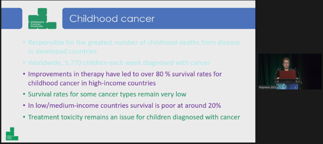 ZerongMa's tweet photo. Day2 at the #ISPT2022 kickstarting with the inspiring presentation from Prof Maria Kavallaris @MK_CCI on Precision Diagnostics and Therapeutics for Paediatric Cancers! @UNSWRNA @NanoMed_UNSW @KidsCancerInst https://t.co/qrcMyhpA87