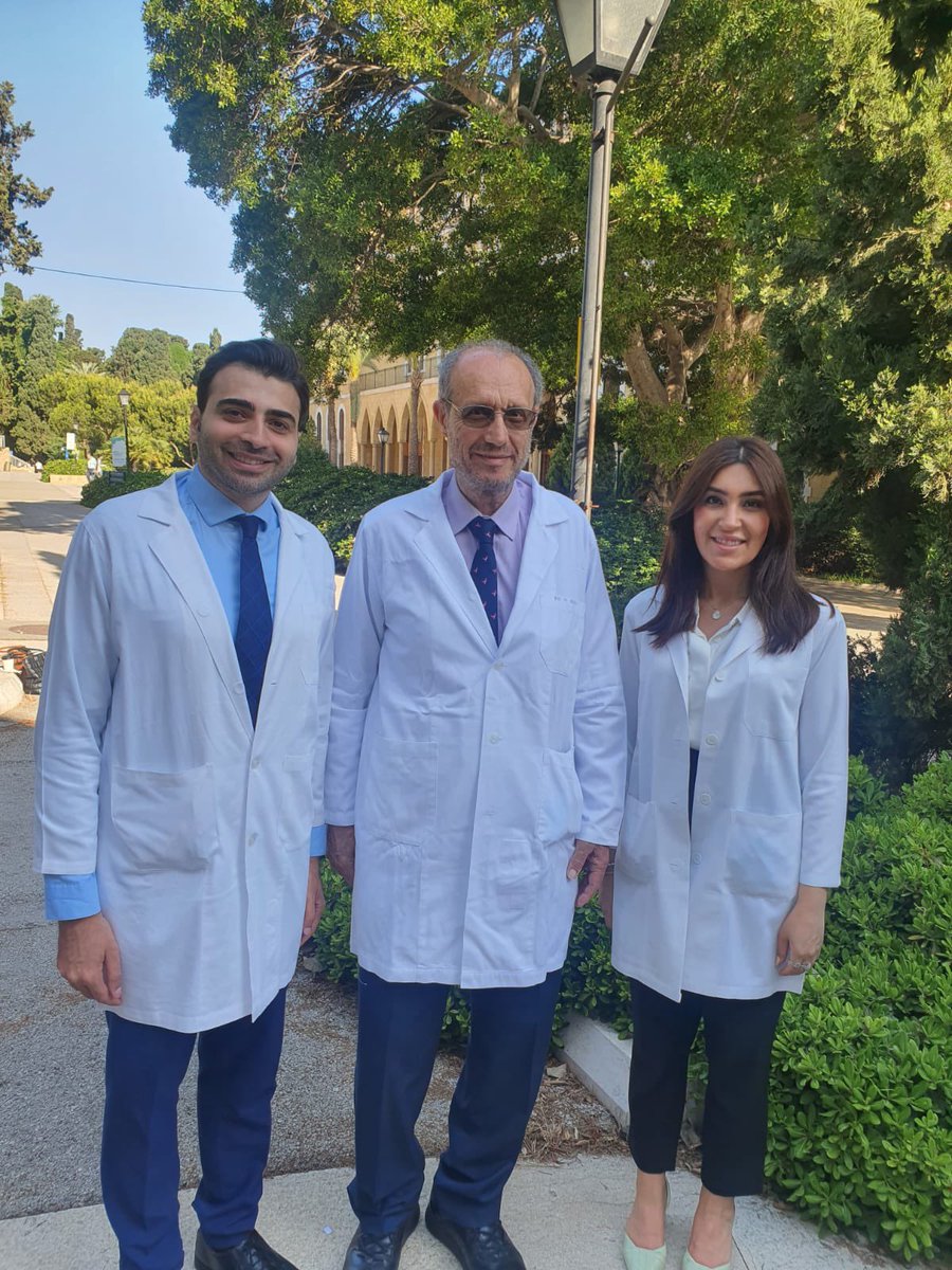 NagiSaghir's tweet photo. #Graduation celebrations 🎈🎈 Congratulations new #Oncologists #Hematologists @FirasKreidieh &amp; @GhidAmhaz We are proud of your achievements and wish u success in your careers @AUBMC_Official @AUB_Lebanon https://t.co/GESmCQYlR2