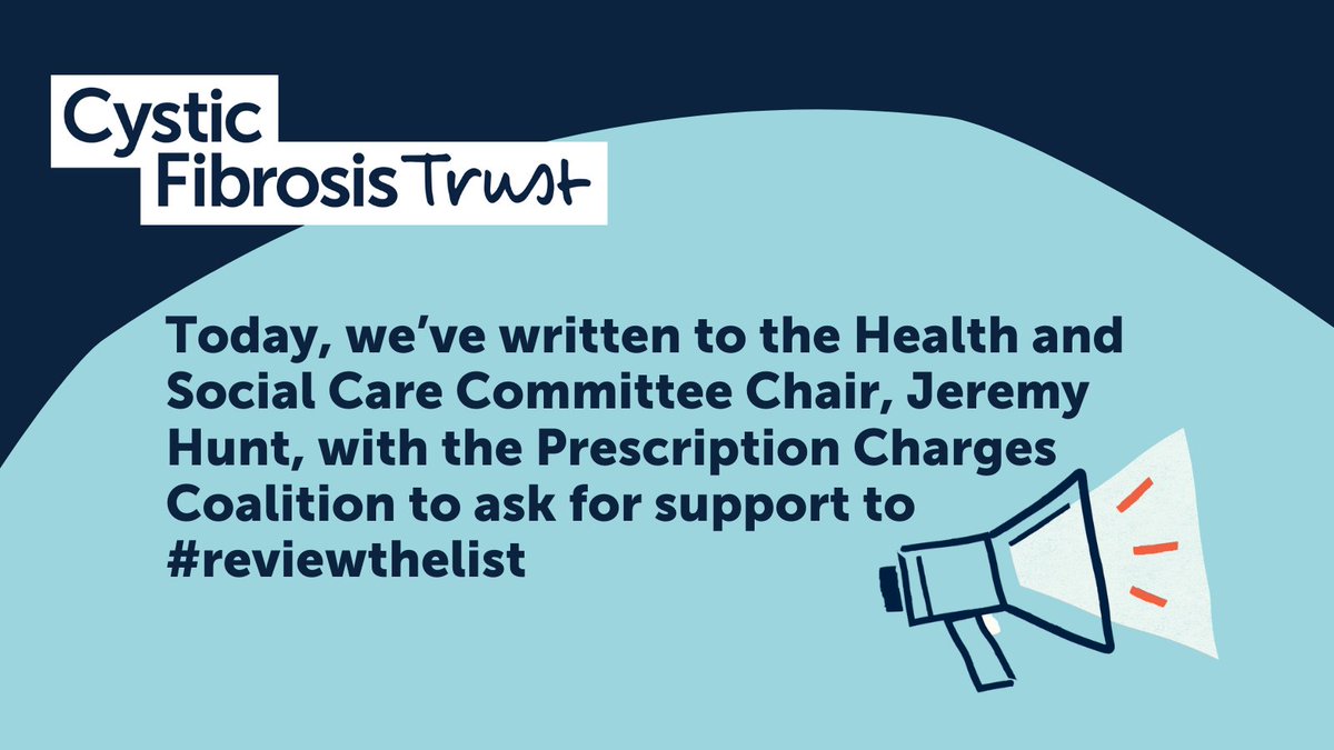 Today, we’ve written to @commonshealth Chair <a href="/Jeremy_Hunt/">Sir Jeremy Hunt MP</a>, with the Prescription Charges Coalition to ask for support to #ReviewTheList