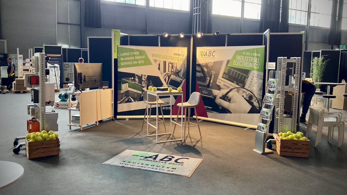 ABCpartsMan's tweet photo. Our team is ready to meet you at #Industrie &amp; #Maintenance - Stand 1107 -  Namur Expo!  Open from 9h30 - 17h. 
Get your free (last-minute) entrance ticket now: https://t.co/H6NO8LPMA4

#ABCIndustrialParts #Sell #Repair #IndustrialElectronics https://t.co/ezPMaWEVF0