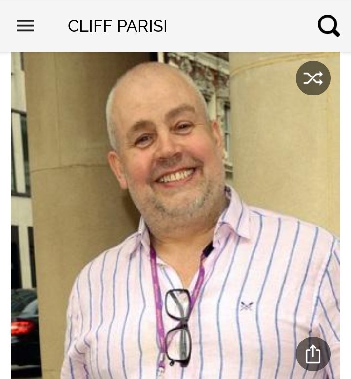 Happy birthday to this great actor.  Happy birthday to Cliff Parisi 