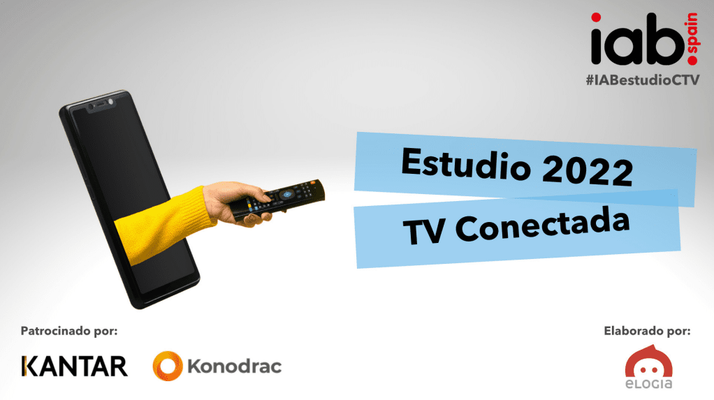📆8 junio (10:00h)  
Presentación Estudio de Televisión Conectada 2022

Ha sido liderado por la Comisión de TV Conectada, está patrocinado por @Kantar y <a href="/Konodrac/">Konodrac</a> y elaborado por @ELOGIA.

📍 Meeting Place Castellana 81➕streaming

Apúntate iabspain.es/eventos/presen…

#IABestudioCTV