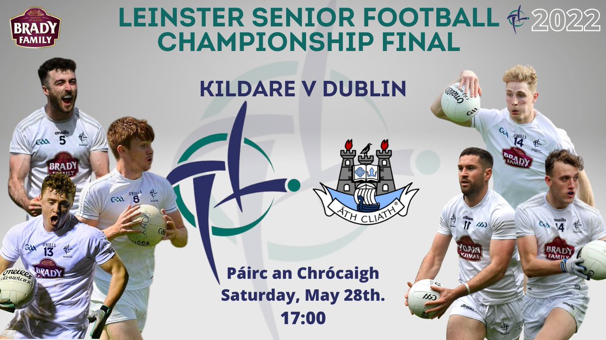 test Twitter Media - The excitement is building!!
We would like to invite all Clubs and schools to send in video messages of support for the Kildare Senior Football Team, in advance of this Saturday's Leinster SFC Final.
Send videos to pro.kildare@gaa.ie, or WhattsApp 087 6622 945. https://t.co/ZMm8K2sd75
