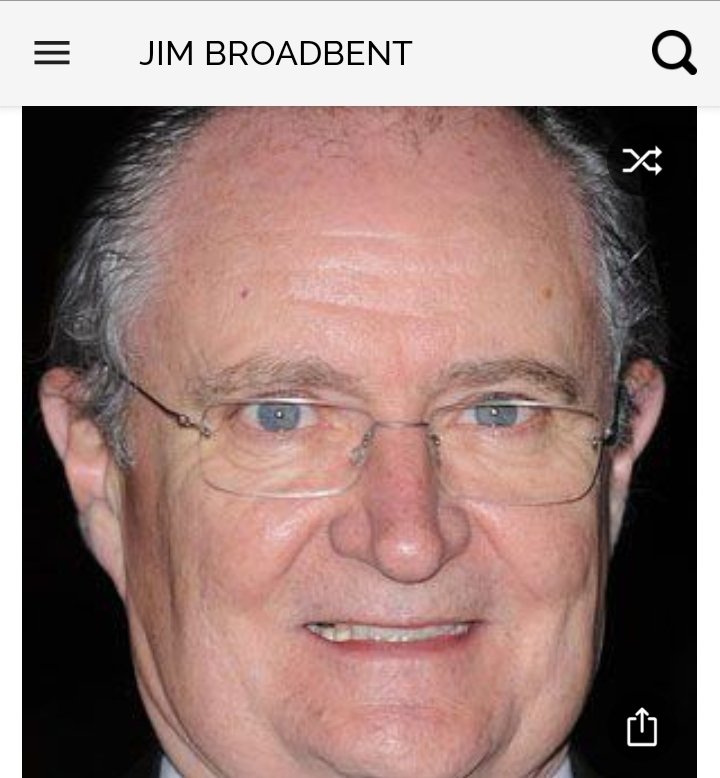 Happy birthday to this great actor.  Happy birthday to Jim Broadbent 