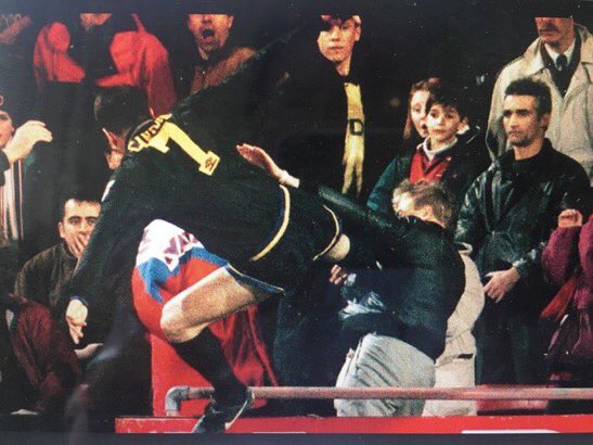 Happy birthday Eric Cantona - who knows how to kick racism out of football. 