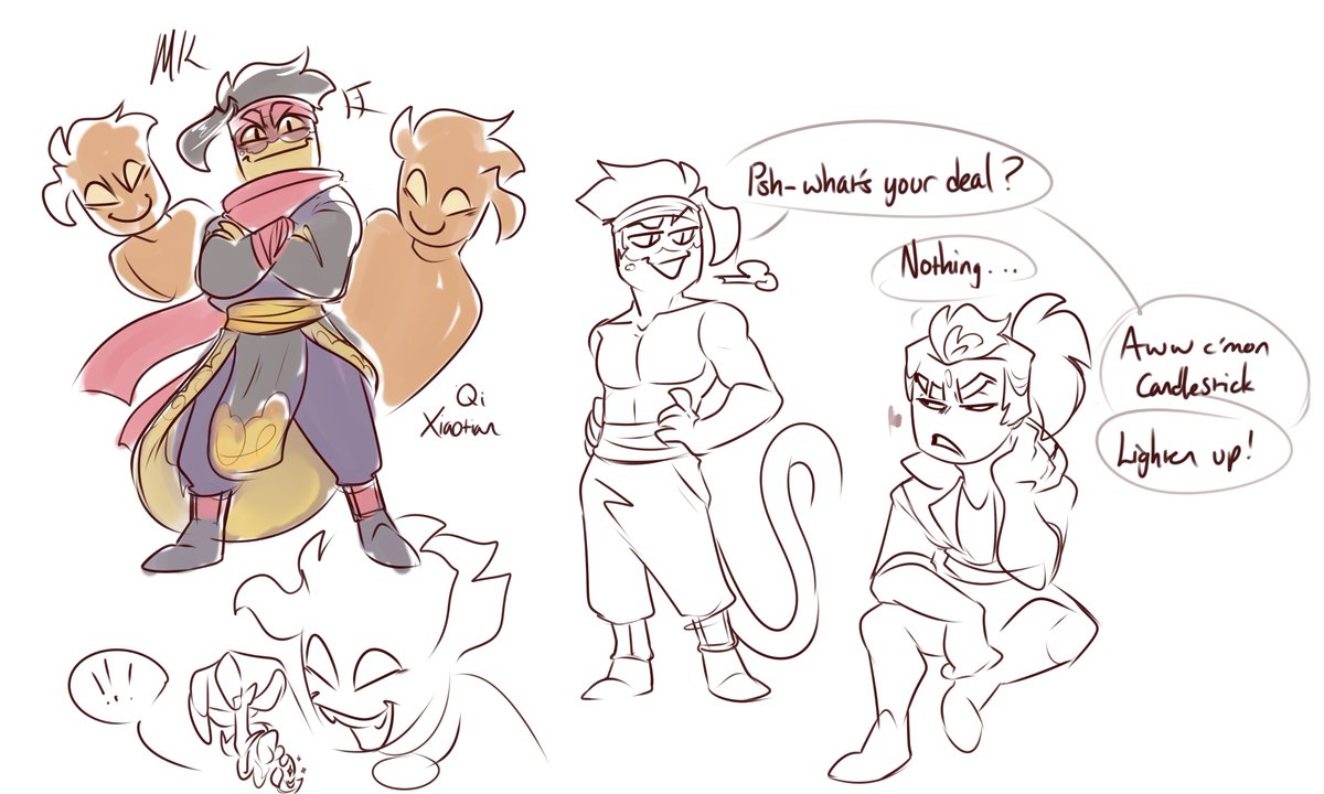 [ #LEGOMonkieKid / Doodles / Monkie Kid AU ]

Doodling random thoughts abt an AU w/ xiaojiao being the monkie kid instead made me think about who xiaotian would be in this scenario... 🤔 