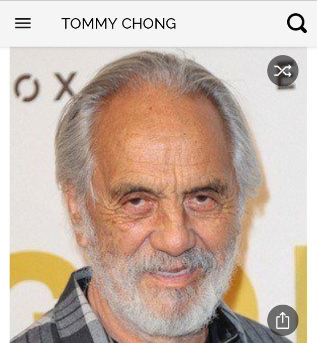 Happy birthday to this iconic actor.  Happy birthday to Tommy Chong 