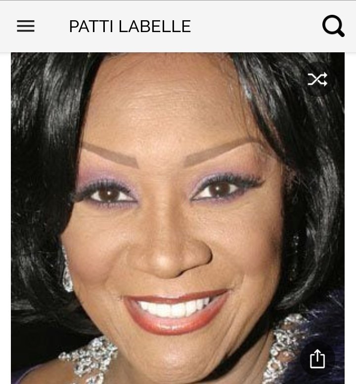 Happy birthday to this wonderful singer.  Happy birthday to Patti Labelle 