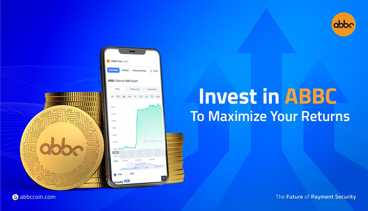 Listed on over 50 exchanges, #ABBC is one of the most promising cryptocurrencies. With an active team and an innovative vision,we will be integrating ABBC on an array of unique platforms and services.
Don’t miss the chance to #buyABBC and join the rapidly growing crypto community