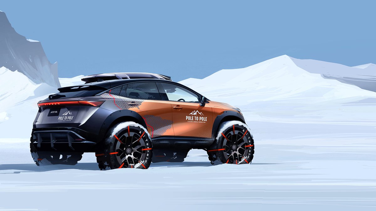 #NissanAriya will embark on the world’s first all-electric expedition from the Magnetic North Pole to the South Pole. Learn more about the upcoming thrilling journey here ms.spr.ly/6014bP29n. #ElectrifyTheWorld