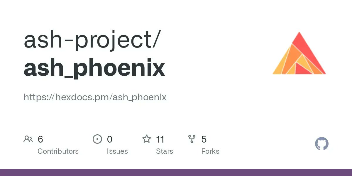 elixirflow's tweet image. 🙌🏼 Beta version "v0.7.2-rc.1" of AshPhoenix released
🔗 buff.ly/39Q5fjy
☑️ release by @ZachSDaniel1 at @AshFramework
🏷 tags #elixirlang #framework #dsl