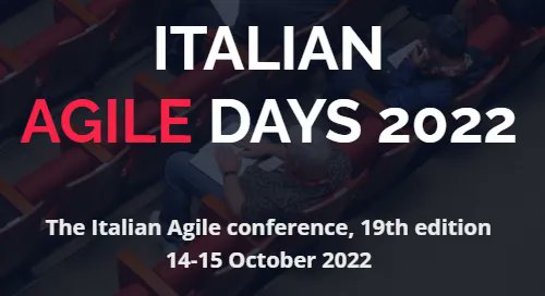 AgileMovementIT's tweet photo. 🔵🔴 ITALIAN AGILE DAYS 2022 🔵🔴
Il 14 e 15 ottobre tornerà, finalmente in presenza, la più grande conferenza italiana sull'Agilità 👇
https://t.co/oEf9098ybS
🗺️ Università degli Studi di Brescia @unibs_official
📻 Stay tuned, la #call4session aprirà a giorni!
#IAD22 https://t.co/WYR4CKdwLc
