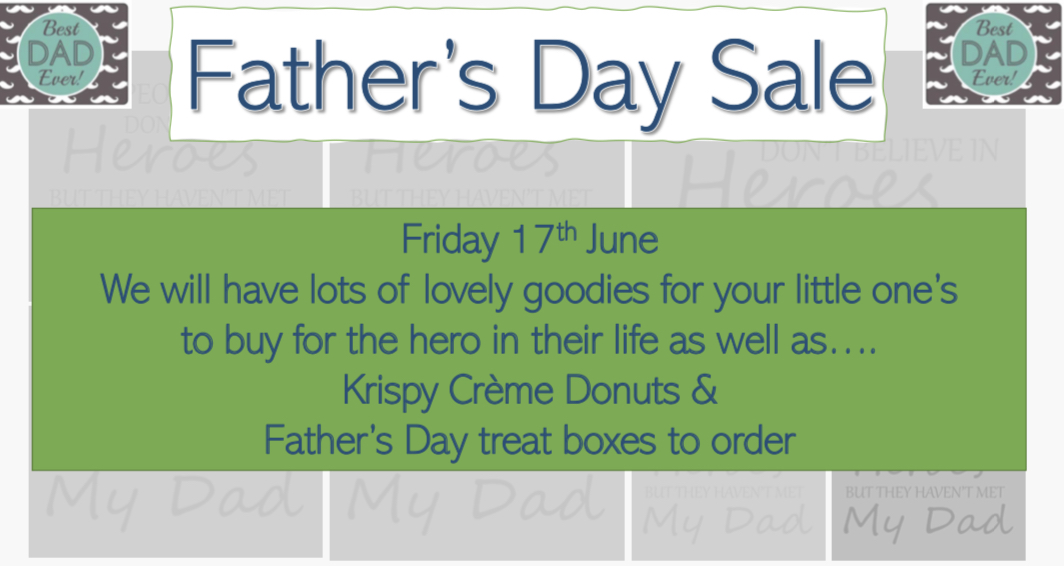 Drybrook School on Twitter "Father's Day Sale on Friday the 17th of