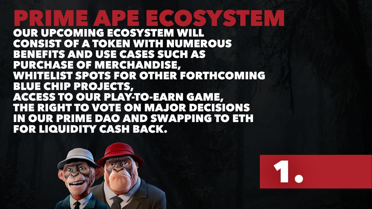 PrimeApePlanet's tweet photo. Hi guys!

Here is a summary of the main roadmap points as of right now!

Let us know what you think👇 https://t.co/eGBWp6n3de