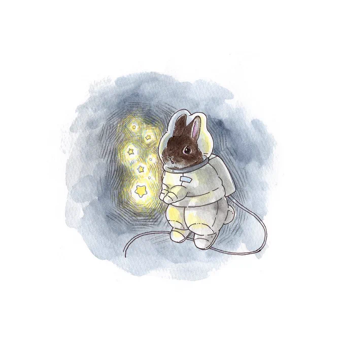 🚀宇宙飛行士うさぎさん

地球のみんなに

流れ星のお土産あつめたよ 