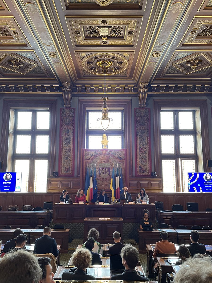 Attending the Opening Ceremony of the 82nd <a href="/ESUtwt/">European Students' Union (ESU)</a> Board Meeting, hosted by <a href="/La_FAGE/">FAGE</a> in Paris 🇫🇷 👏🏻

Looking forward to the week ahead!