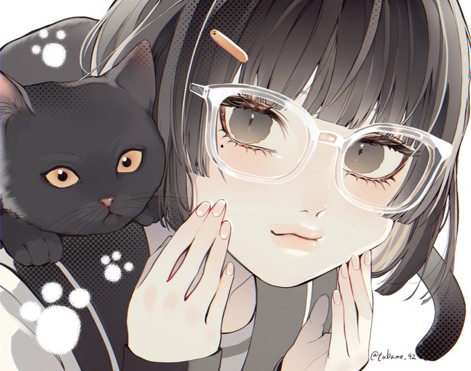 「white-framed eyewear」 illustration images(Latest｜RT&Fav:50)