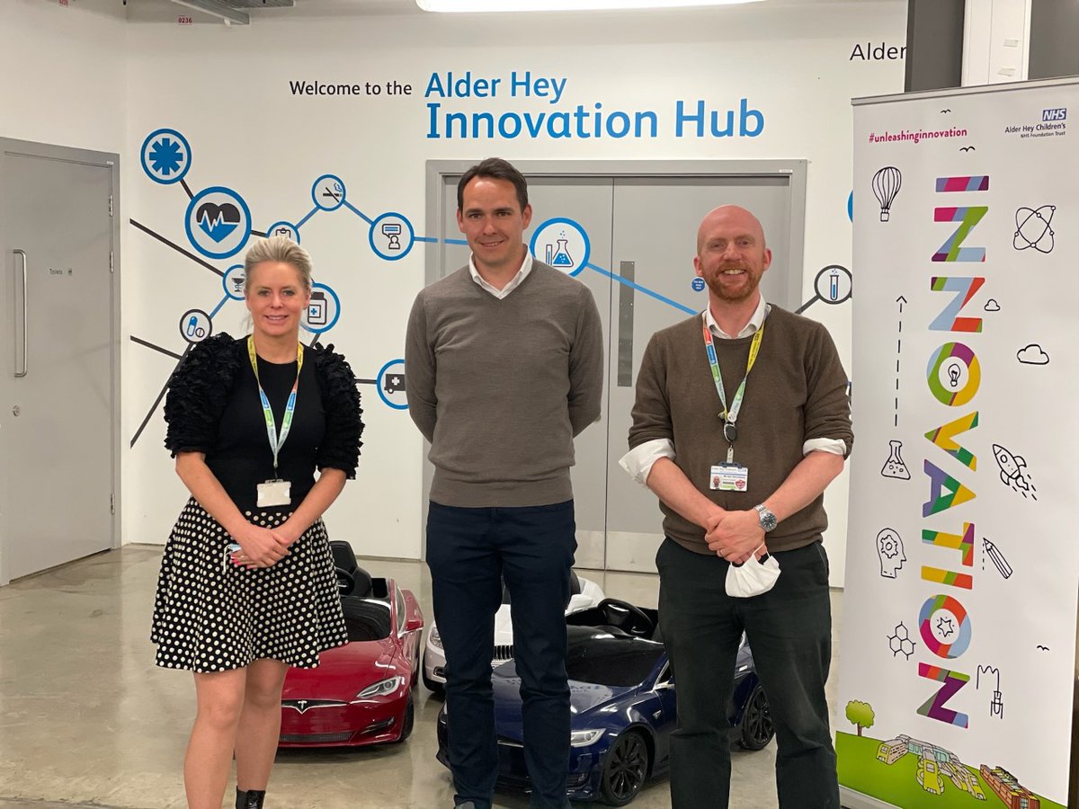 It was great to have <a href="/davidjmcole/">David Cole</a> back at <a href="/AlderHey/">🏥 Alder Hey 💙</a>. Massive thank you for the Smileyscope VR headset and insight into the next generation of children’s healthcare technologies.🤩🧑‍💻👏 <a href="/clairej32/">Claire Liddy 🌈</a> <a href="/ihennessey/">Iain Hennessey</a>