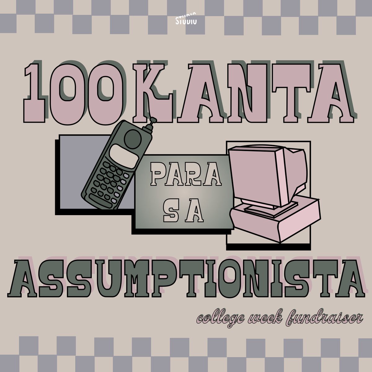 STUDIOxAC's tweet photo. Put your feelings into words and songs as we celebrate the upcoming College Week! Let’s celebrate the end of this school year with affirmation, love, and gratitude. 💃🕺

It’s time to turn up the music! 🎶 Studio presents 100 Kanta Para Sa Assumptionista 🎶 https://t.co/UMcf2ynkaF