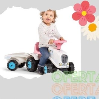 Agridiver's tweet photo. #oferta Correpasillos #rainbow 🌈para niños a partir de 1 añito de edad. Tractor sin pedales con remolque y con dos pegatinas para personalizar su imagen. 
Visita nuestra web! o directamente en el enlace. 
https://t.co/pdgpN46wbr https://t.co/MIlRYfgX8t