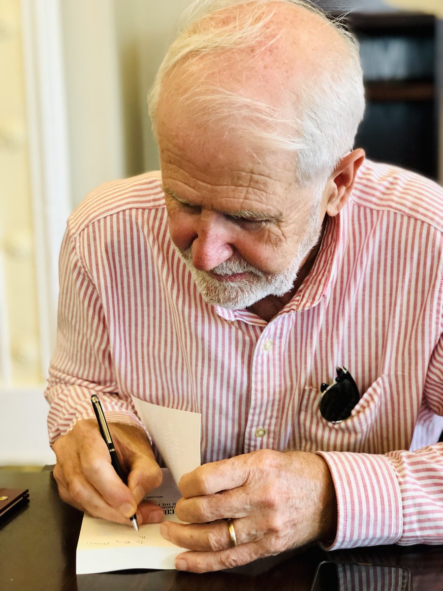 Happy birthday dear ⁦<a href="/williamecpike/">William Pike</a>⁩. A mentor and friend. A great man! 

I took this 3 years ago as he signed my copy of his book- Combatants. The first copy he ever signed.