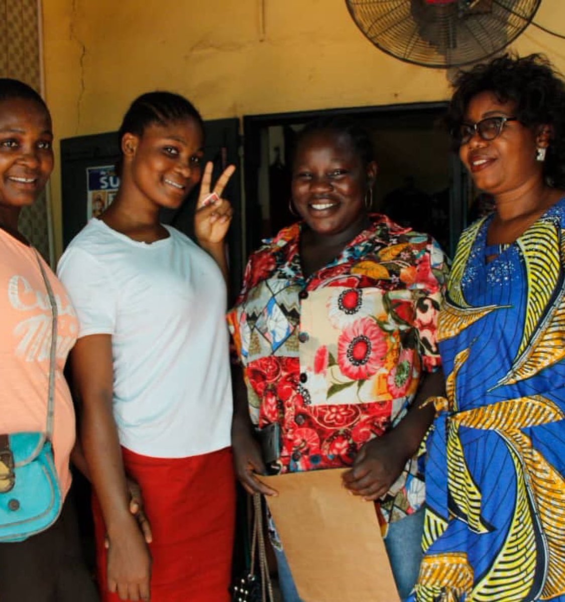 UniqueHumanity's tweet image. Congratulations to Happiness Ekiye on your journey of learning a new skill and becoming a boss of your own 🧡💚