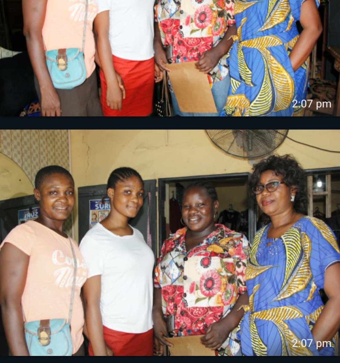 UniqueHumanity's tweet image. Congratulations to Happiness Ekiye on your journey of learning a new skill and becoming a boss of your own 🧡💚