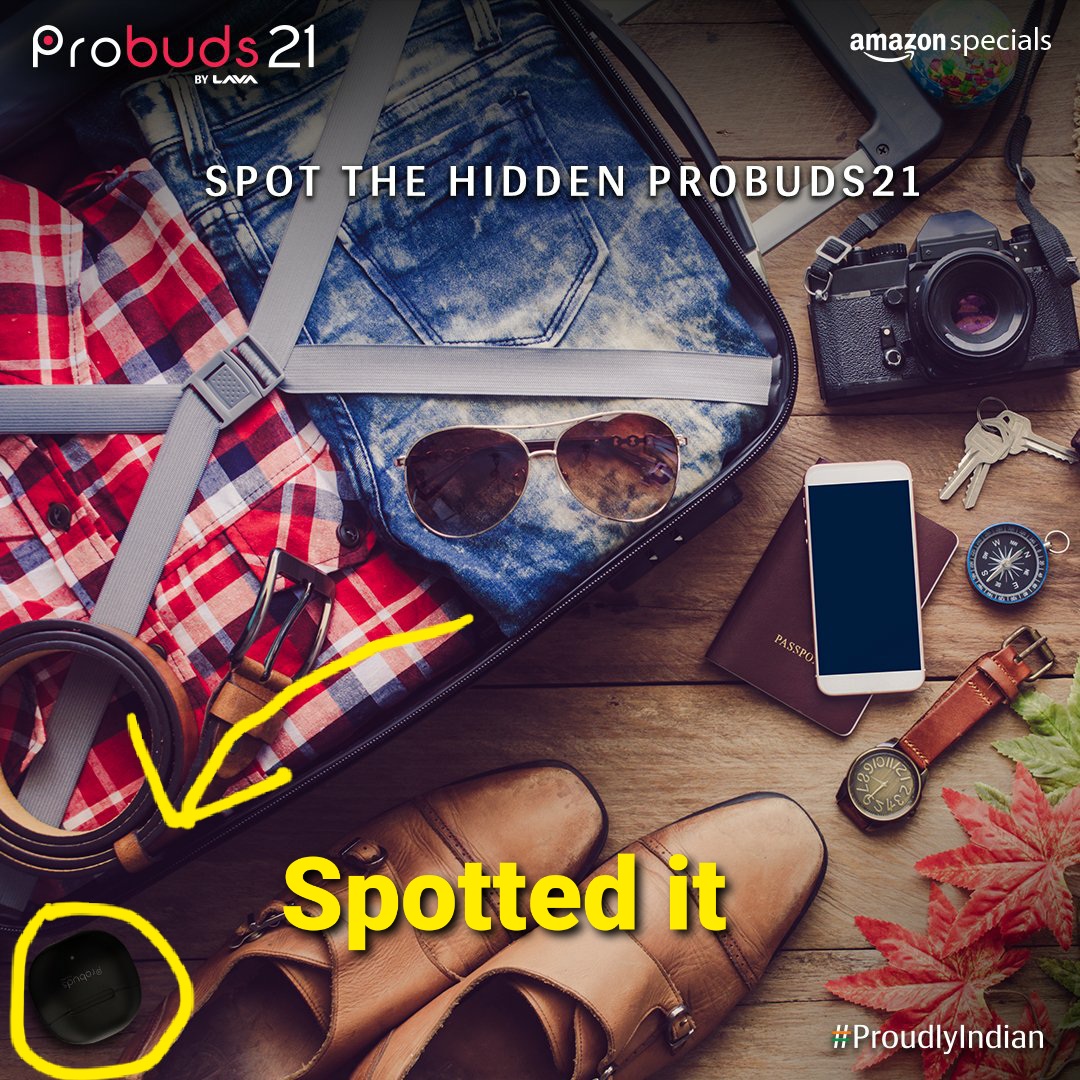 @LavaMobile SPOTTED IT ✅

#ExploreUninterrupted
#Probuds
#LavaMobiles #ProudlyIndian

@LavaMobile
 
Join
@kavita196 @Dinesh_the_star @Jatin_909 @gsrana4580 @Gayatri31163120 @satyapaljain_86 @Nehathegreat1 @MadhviHanda @GopiDevi11 @Pripaul96 @khemka_nidhi @iSubho7 @akadud @imArun001