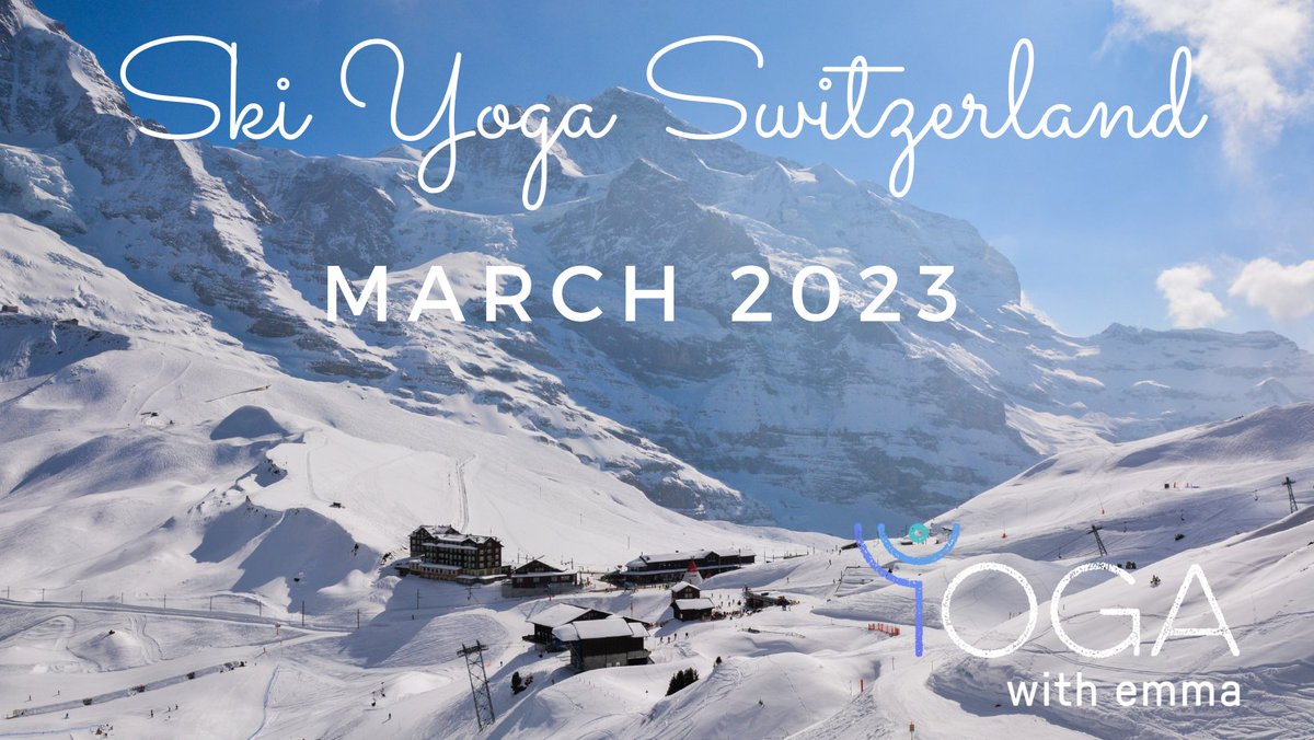 YogawithEmma's tweet photo. Investing in memories not dreams.
The ski yoga experience is evolving and expanding next year. I'm delighted to be adding a week in Wengen, Switzerland to our winter schedule.

Further details can be found here https://t.co/9gsXIdSUNv https://t.co/S6oRsUUBEV