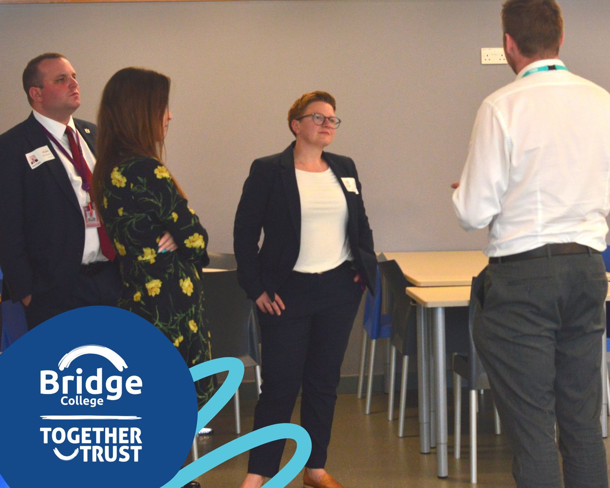 BridgeCollege_'s tweet photo. It was an honor & absolute delight to welcome @TomFredRob @bevcraig to #BridgeCollege They were shown our state of the art facilities & discussed the importance of working with the local community to break down barriers to improve life chances for our learners Thanks for visiting https://t.co/N3c47ZGgRc