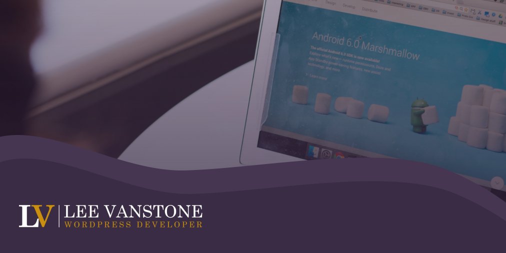 Lee Vanstone Web Development tweet media